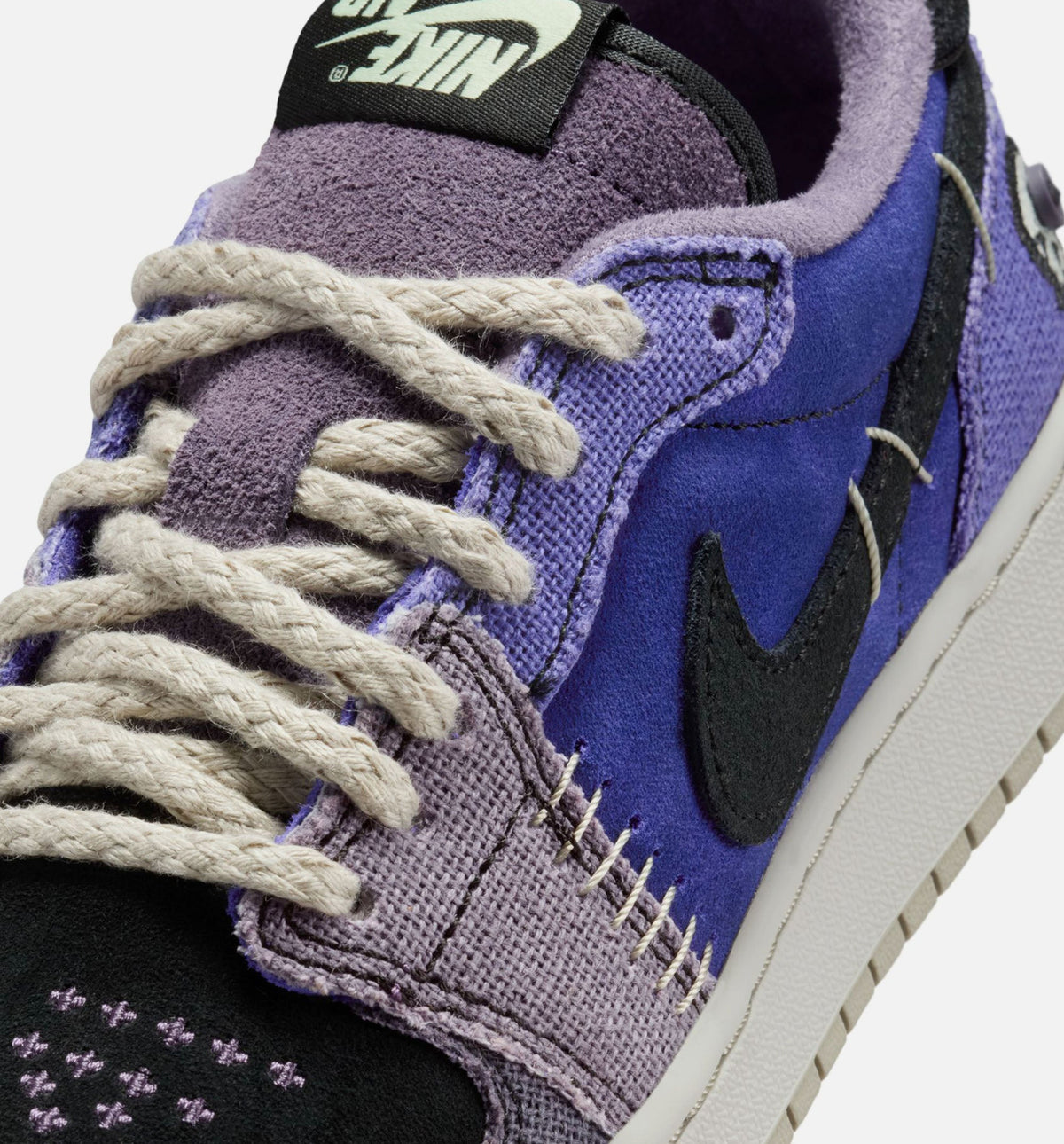 Air Jordan 1 Low OG Grade School Shoes - Regency Purple/Dark Raisin