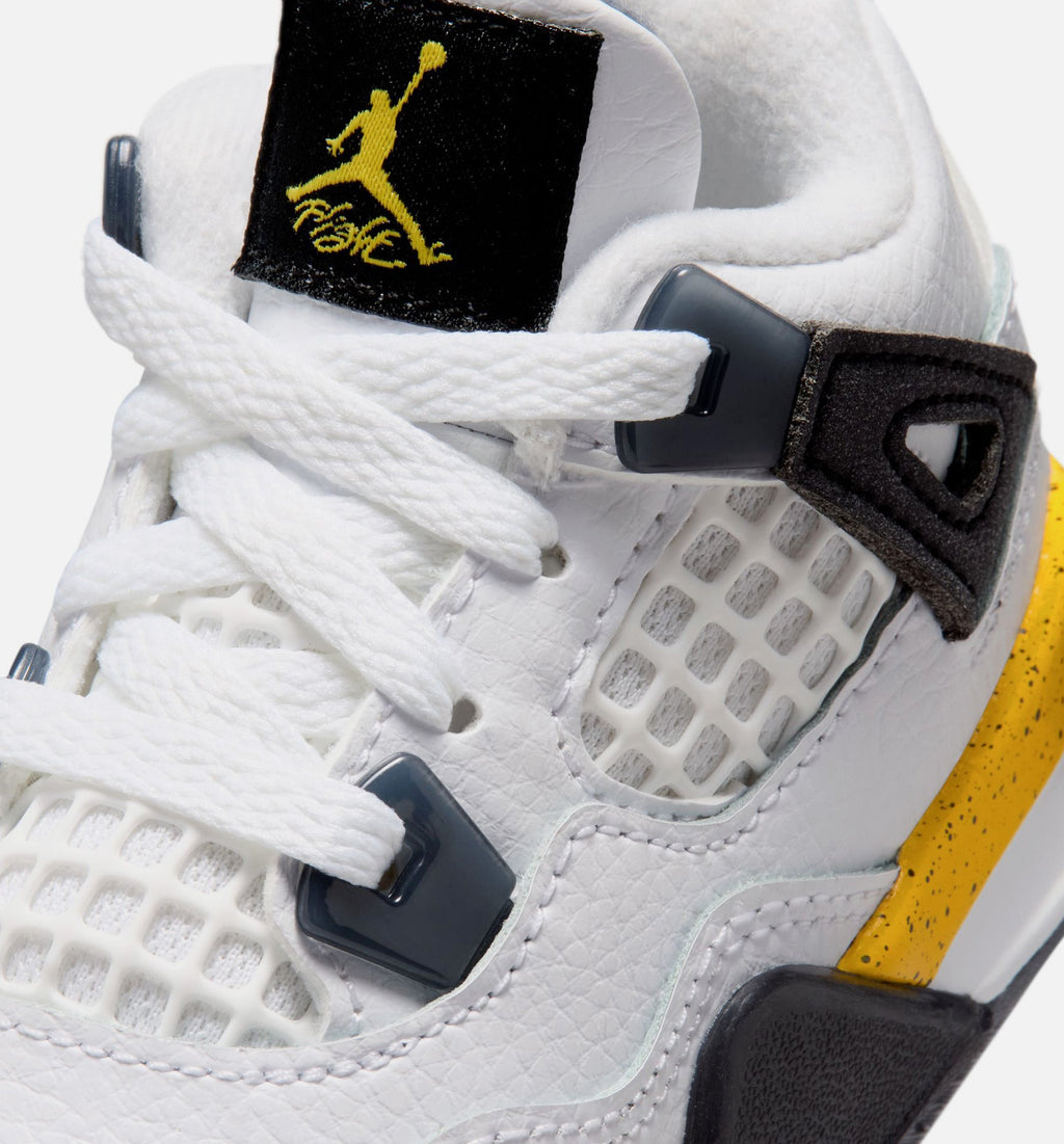Air Jordan 4 Retro Rare Air Tour Yellow Infant & Toddler Shoes