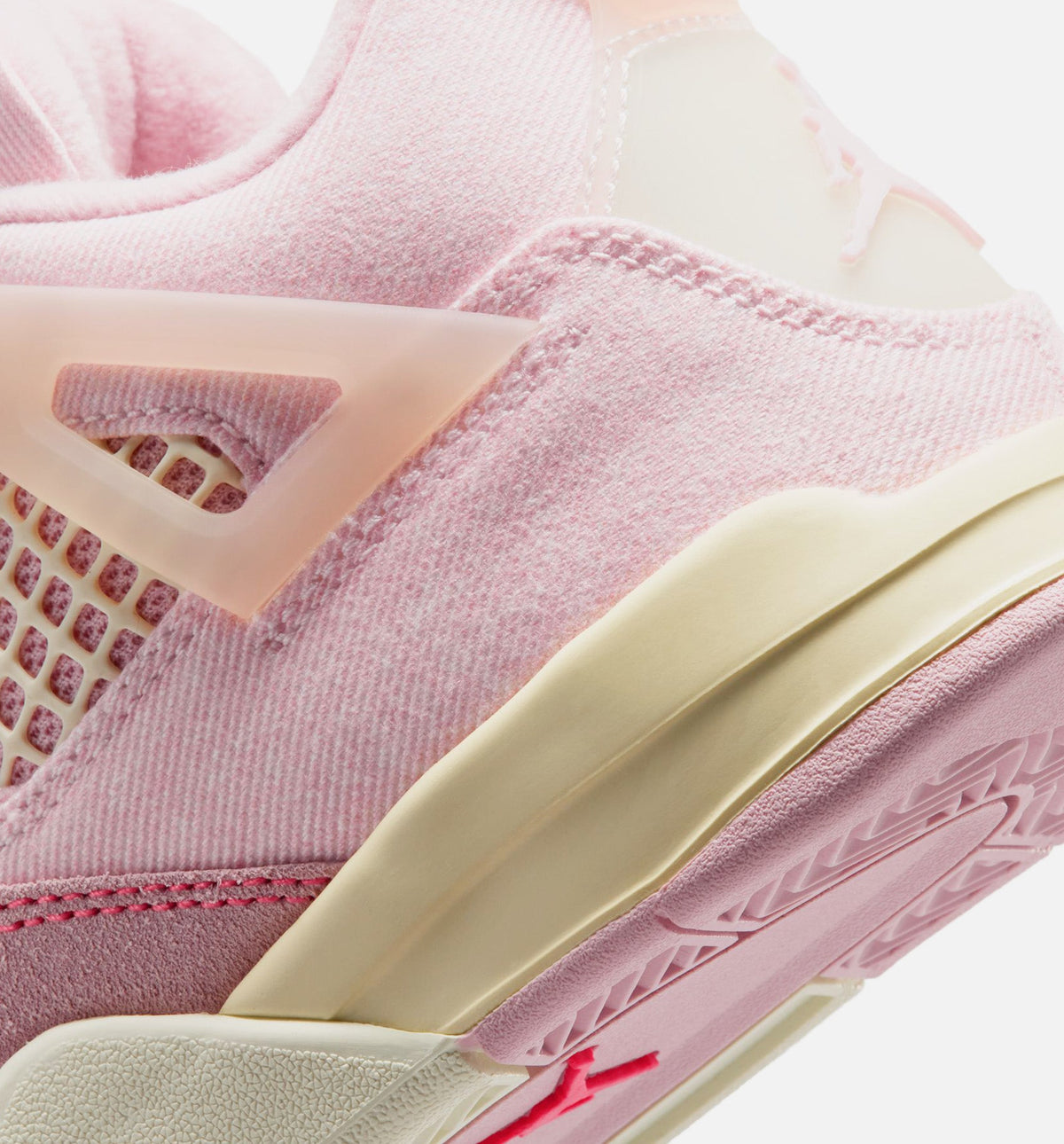 Air Jordan 4 Retro Pink Pearl and Iced Carmine Preschool Shoes