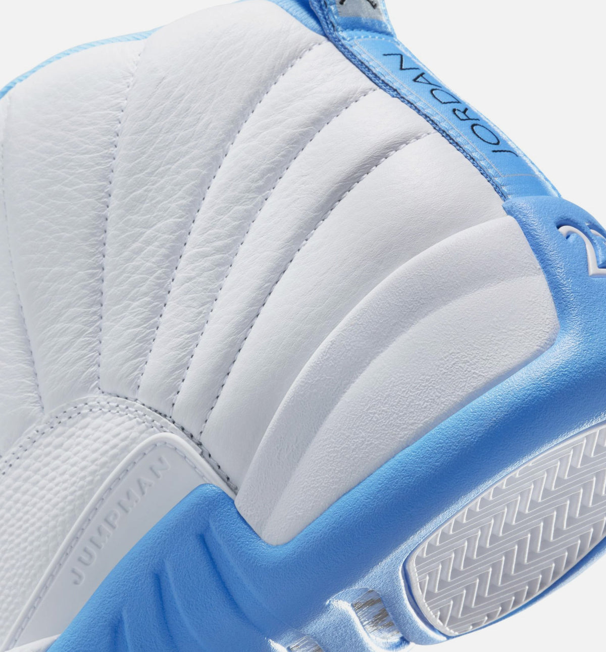 Air Jordan 12 Retro White and University Blue Men's Shoes