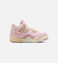 Air Jordan 4 Retro Pink Pearl and Iced Carmine Preschool Shoes