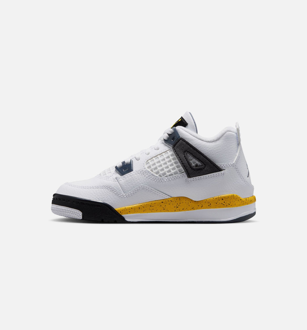 Air Jordan 4 Retro Rare Air Tour Yellow Preschool Shoes