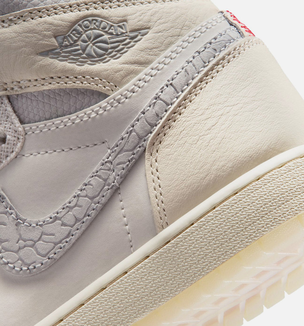 Air Jordan 1 Retro High OG Grade School Shoes - Sail