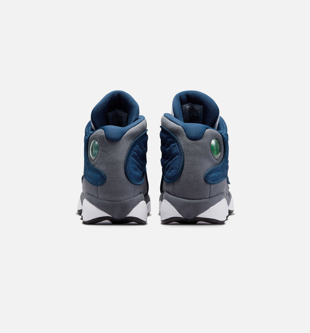 Air Jordan 13 Retro Navy and Flint Grey Grade School Shoes