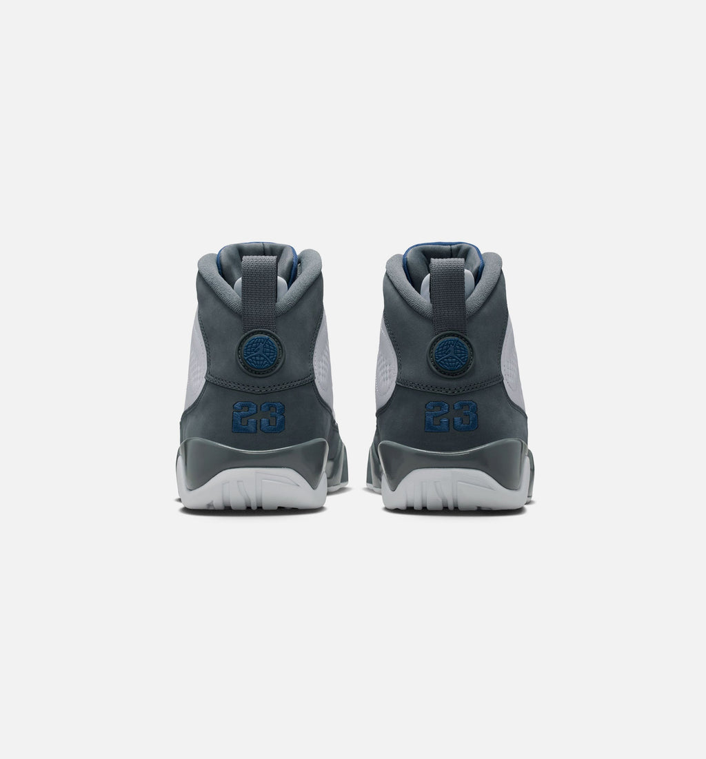 Air Jordan 9 Retro Flint Grey and French Blue Men's Shoes