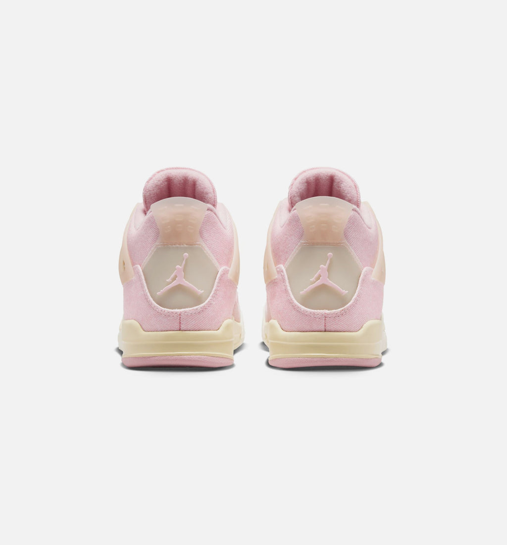 Air Jordan 4 Retro Pink Pearl and Iced Carmine Preschool Shoes