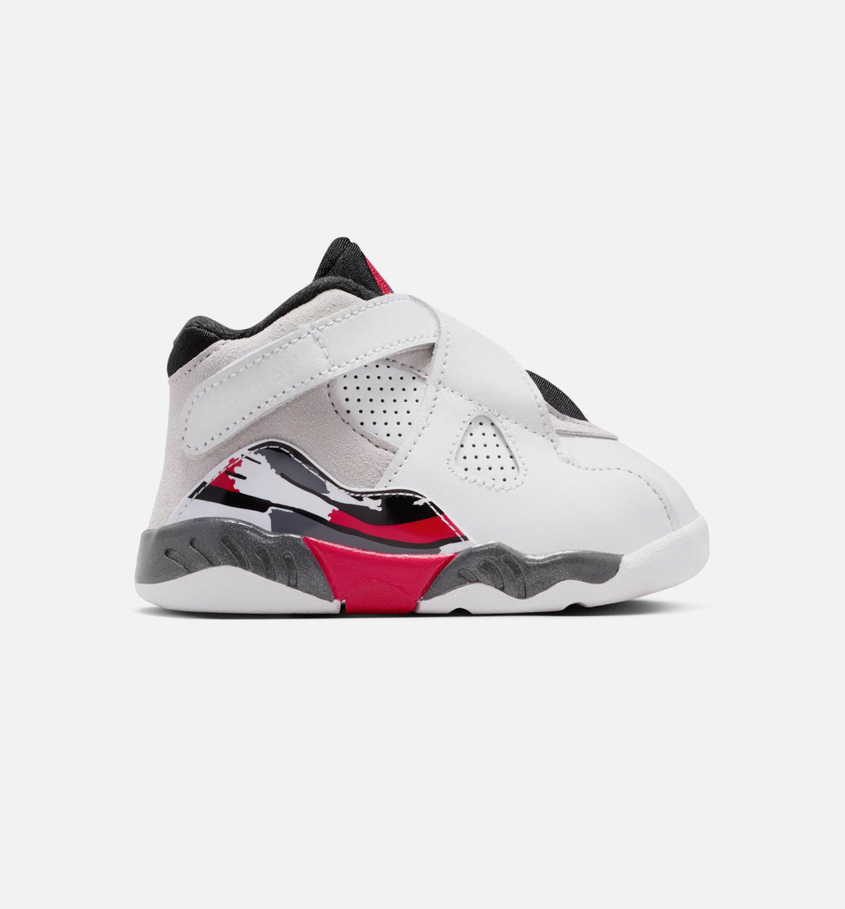Air Jordan 8 Retro White and True Red Infant & Toddler Shoes