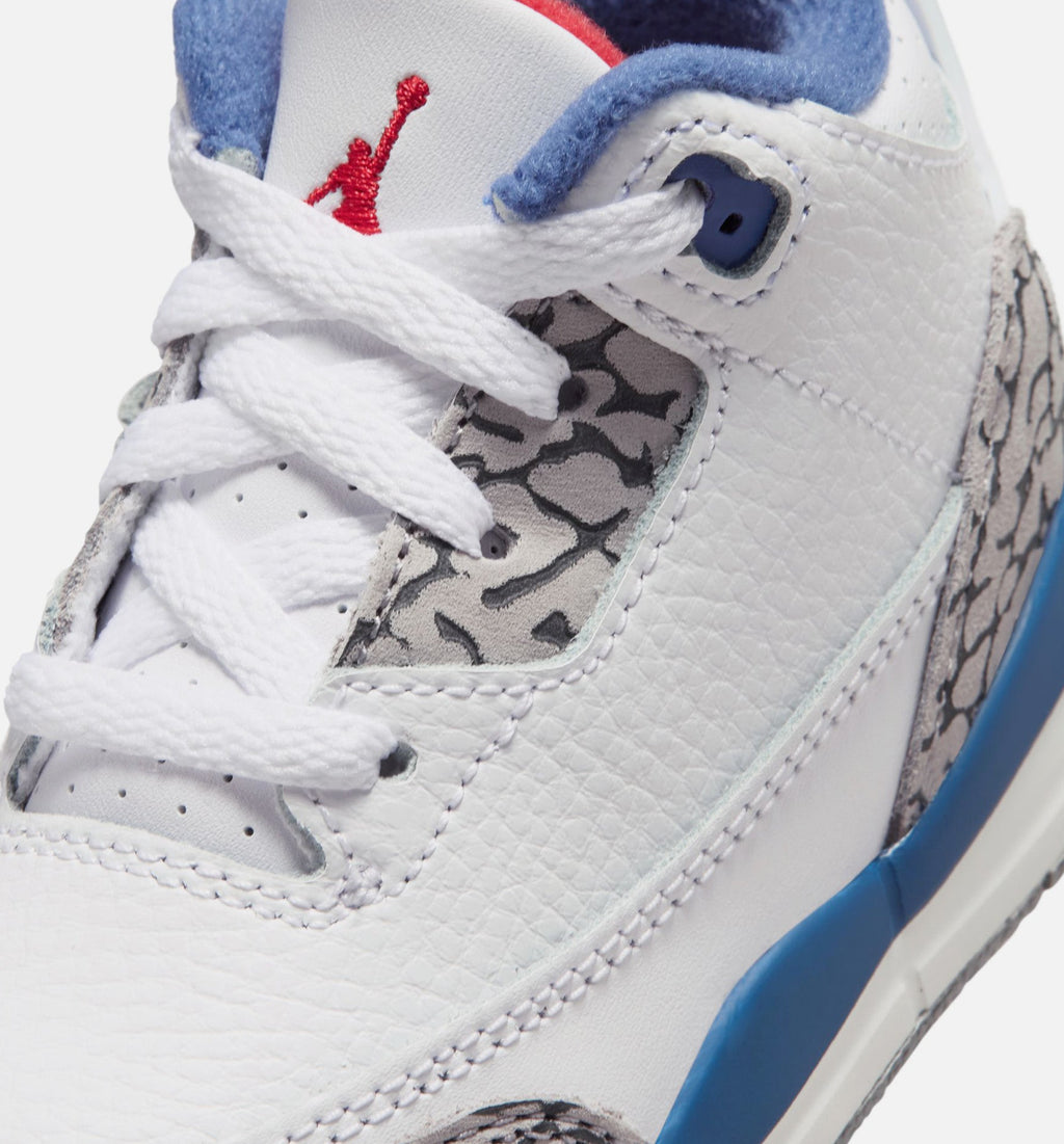 Air Jordan 3 Retro OG True Blue Infant & Toddler Shoes