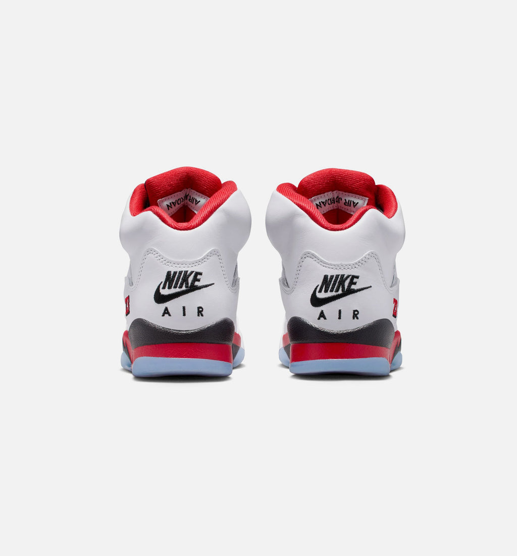 Air Jordan 5 Retro Fire Red Grade School Shoes