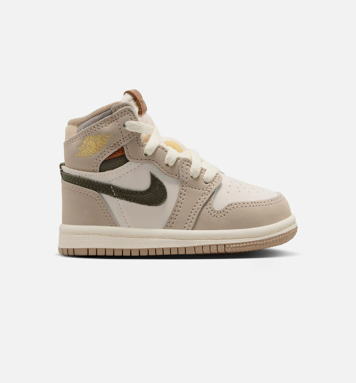 Air Jordan 1 Retro High OG Khaki Infant & Toddler Shoes