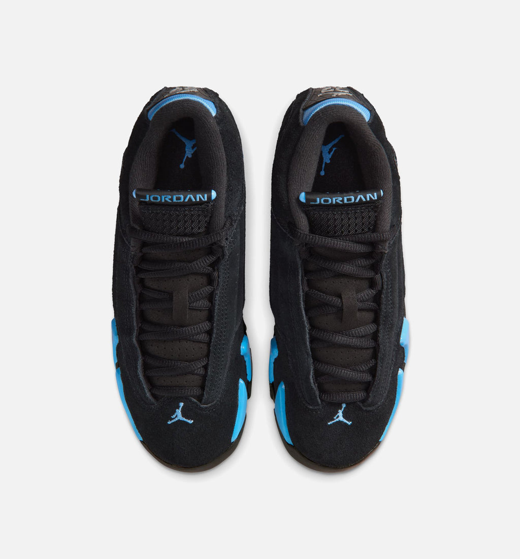 Air Jordan 14 Retro Black University Blue Grade School Shoes