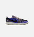 Air Jordan 1 Low OG Grade School Shoes - Regency Purple/Dark Raisin