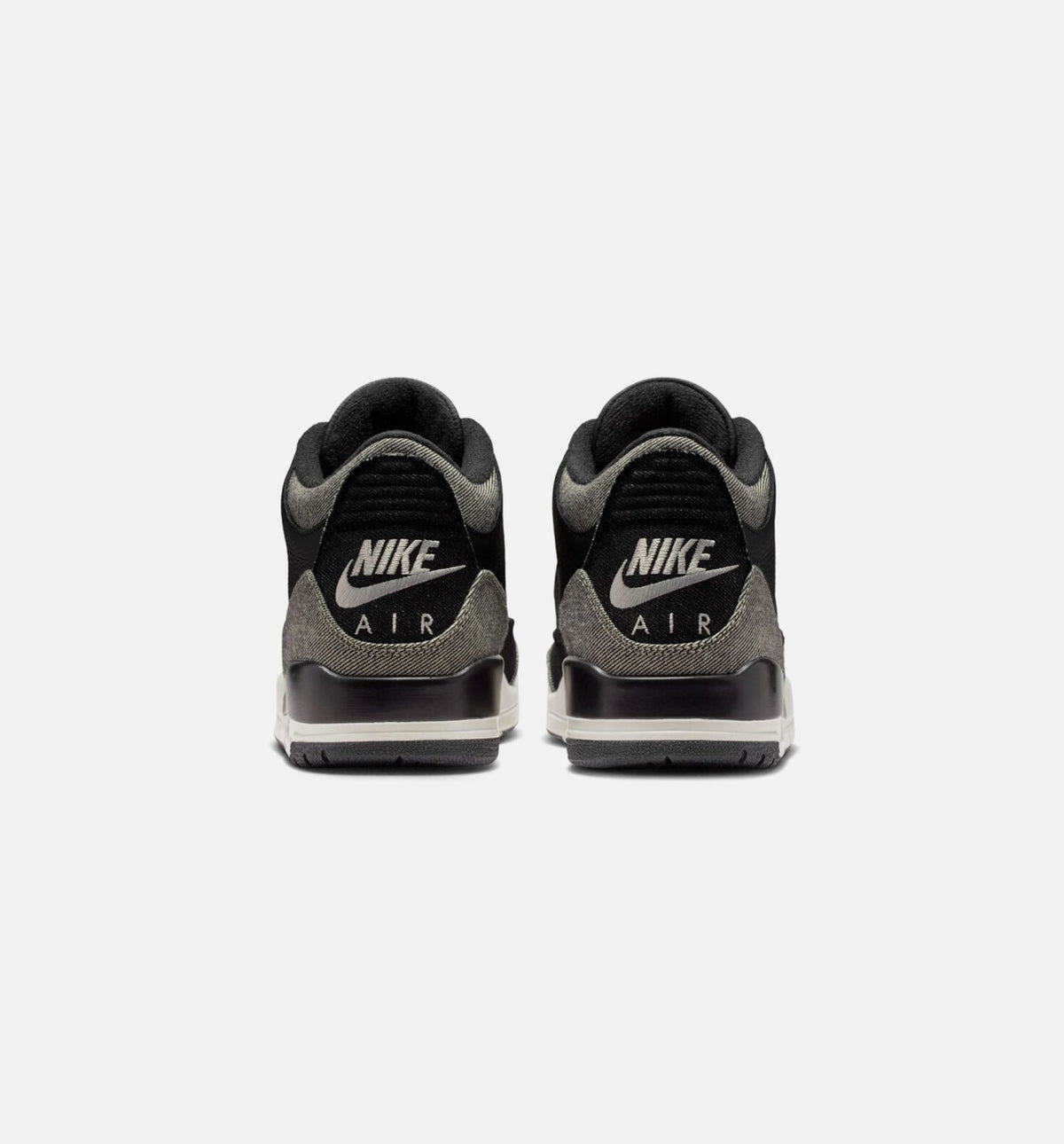 Air Jordan 3 x Levi's Black and White Men's Shoes
