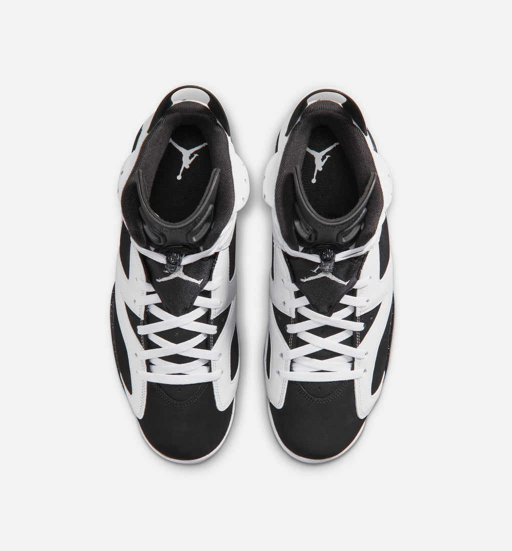 Air Jordan 6 Retro Black and White Men's Shoes