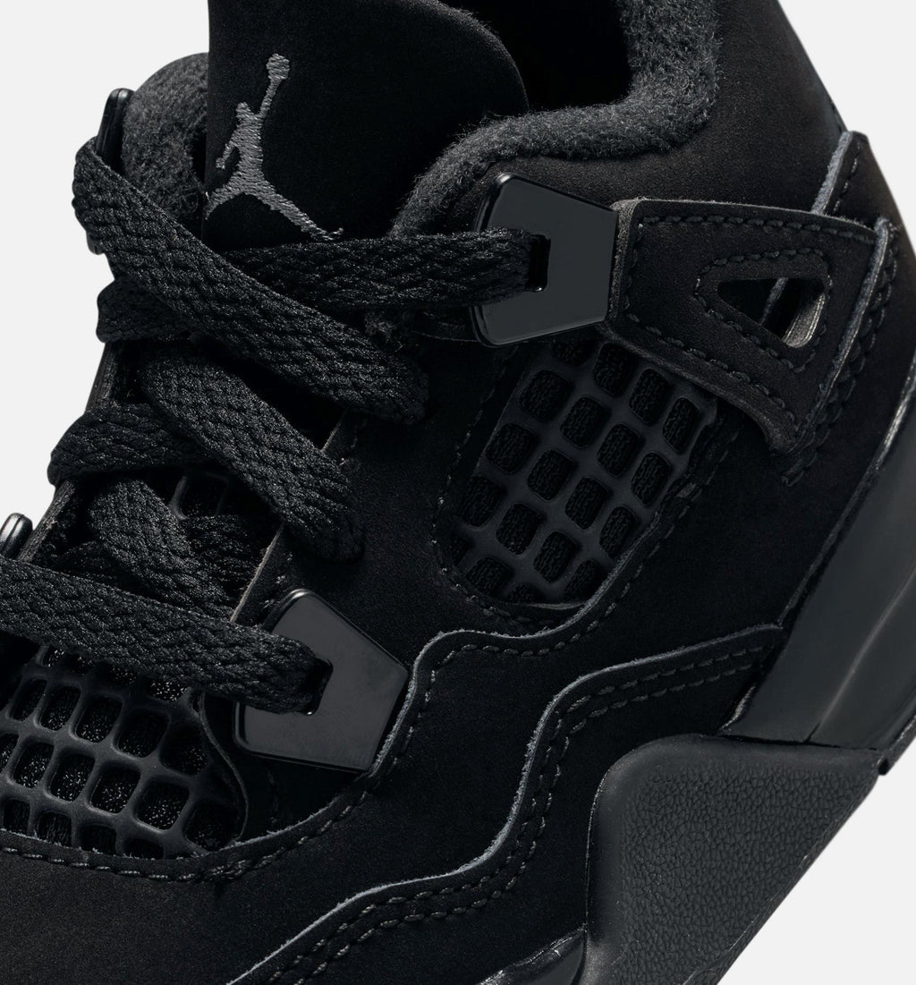 Air Jordan 4 Retro Black Cat Infant & Toddler Shoes