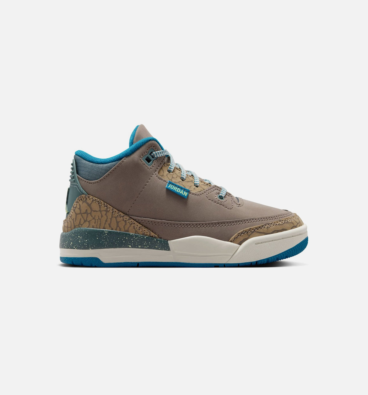 Air Jordan 3 Retro Olive Grey Preschool Shoes
