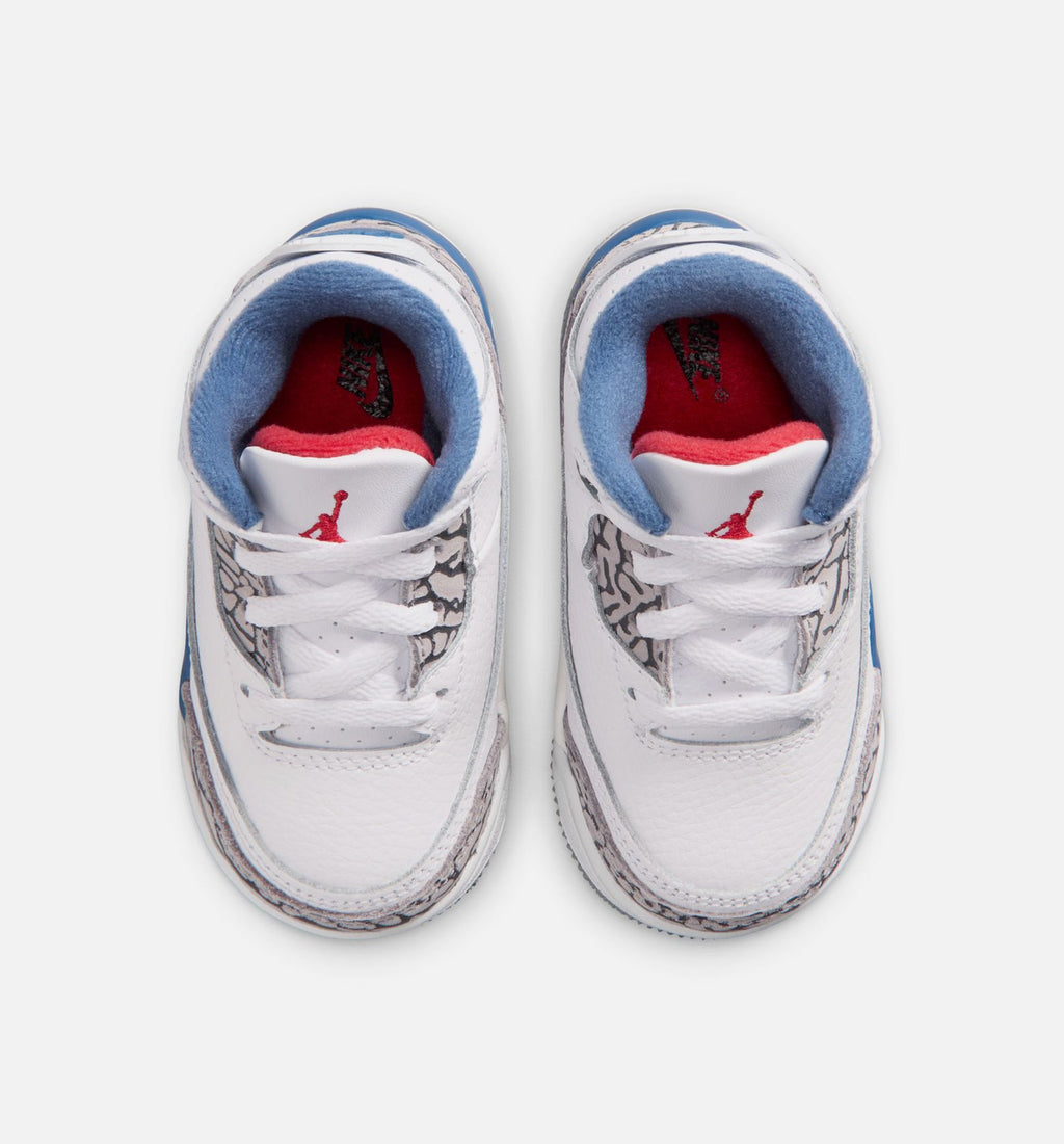 Air Jordan 3 Retro OG True Blue Infant & Toddler Shoes