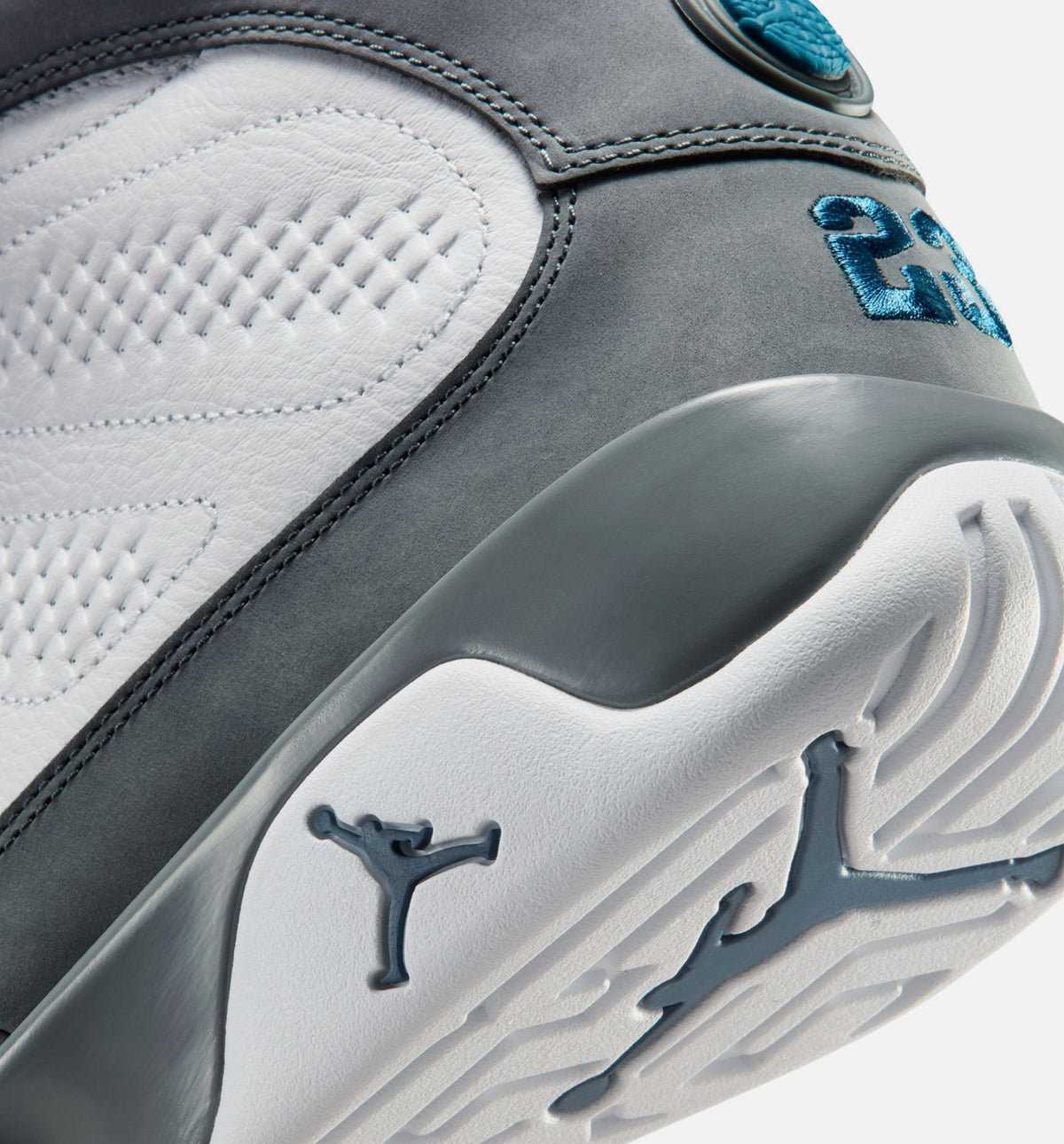 Air Jordan 9 Retro Flint Grey and French Blue Men's Shoes