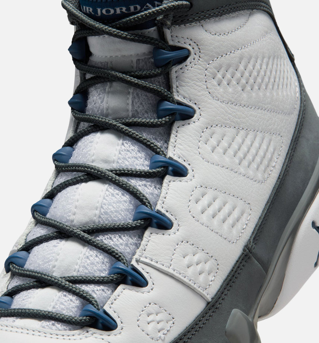 Air Jordan 9 Retro Flint Grey and French Blue Men's Shoes