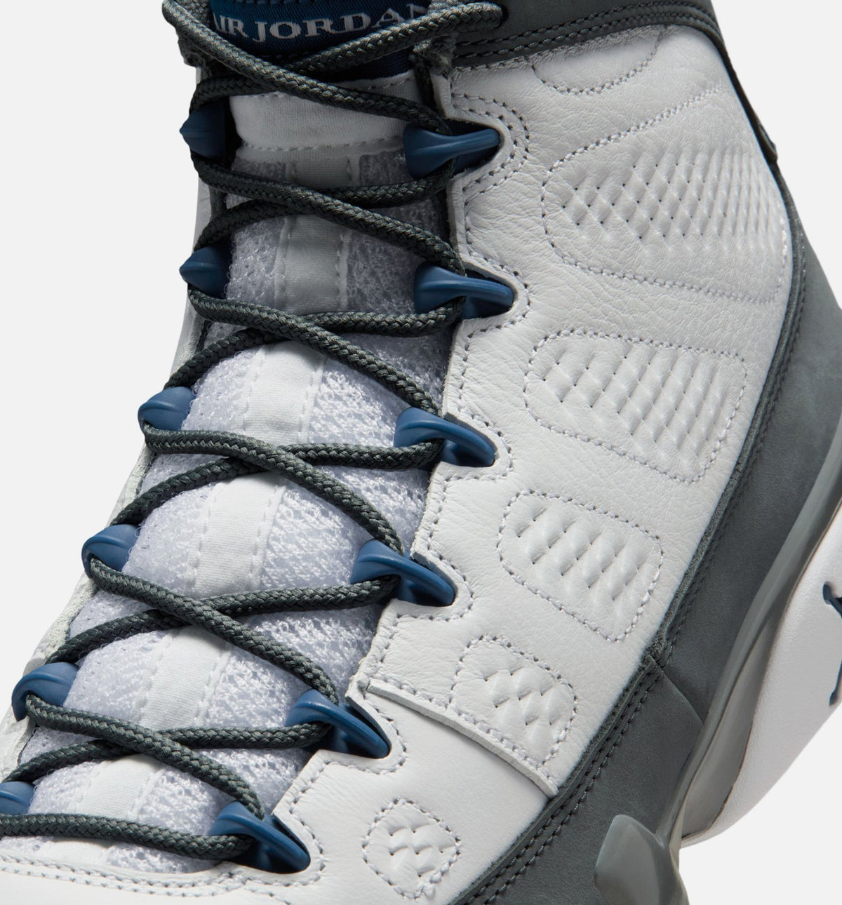 Air Jordan 9 Retro Flint Grey and French Blue Men's Shoes