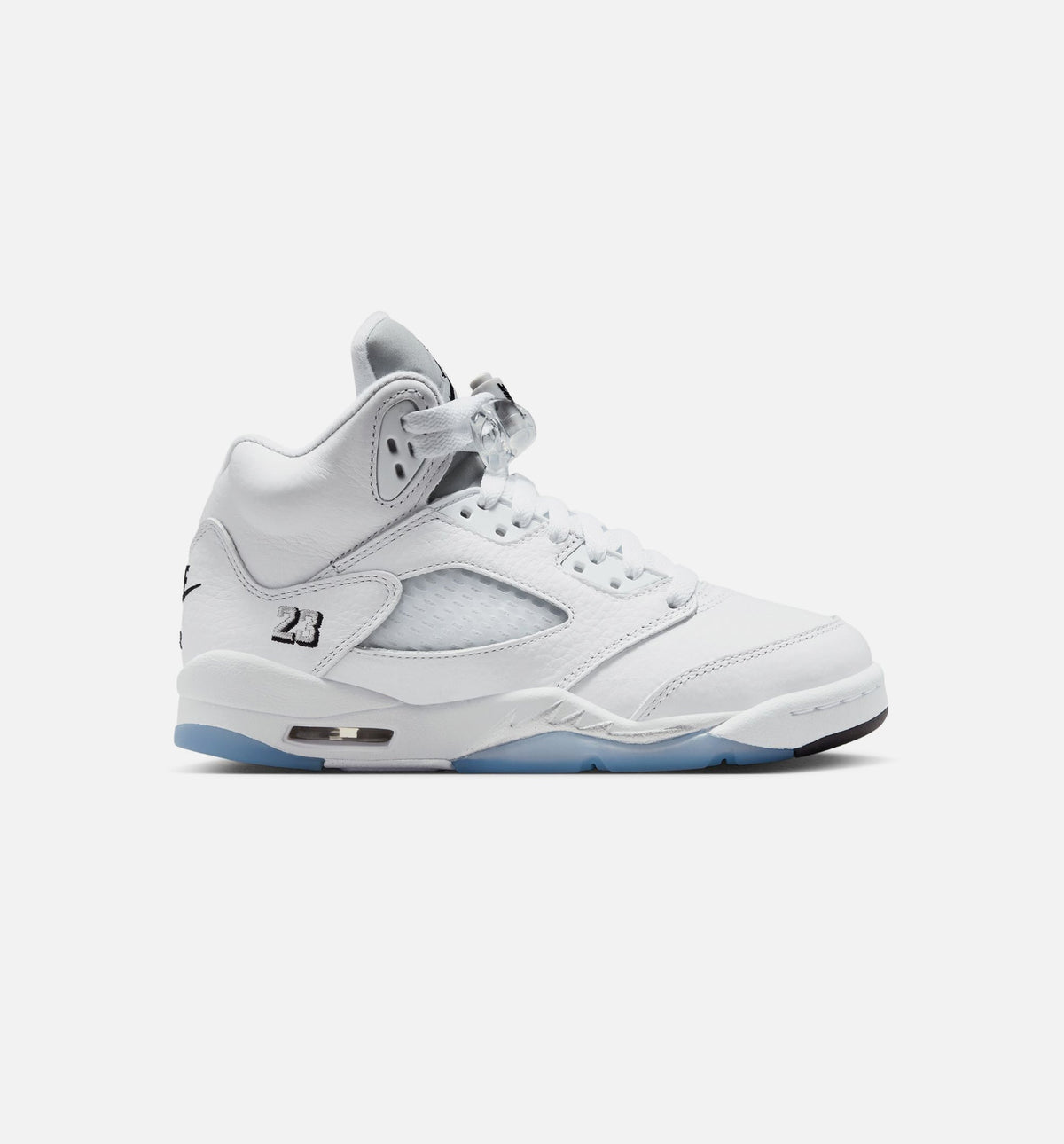 Air Jordan 5 Retro OG White Metallic Grade School Shoes