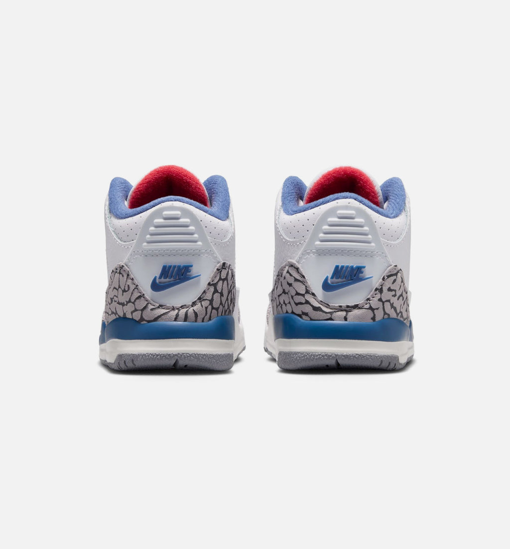 Air Jordan 3 Retro OG True Blue Infant & Toddler Shoes