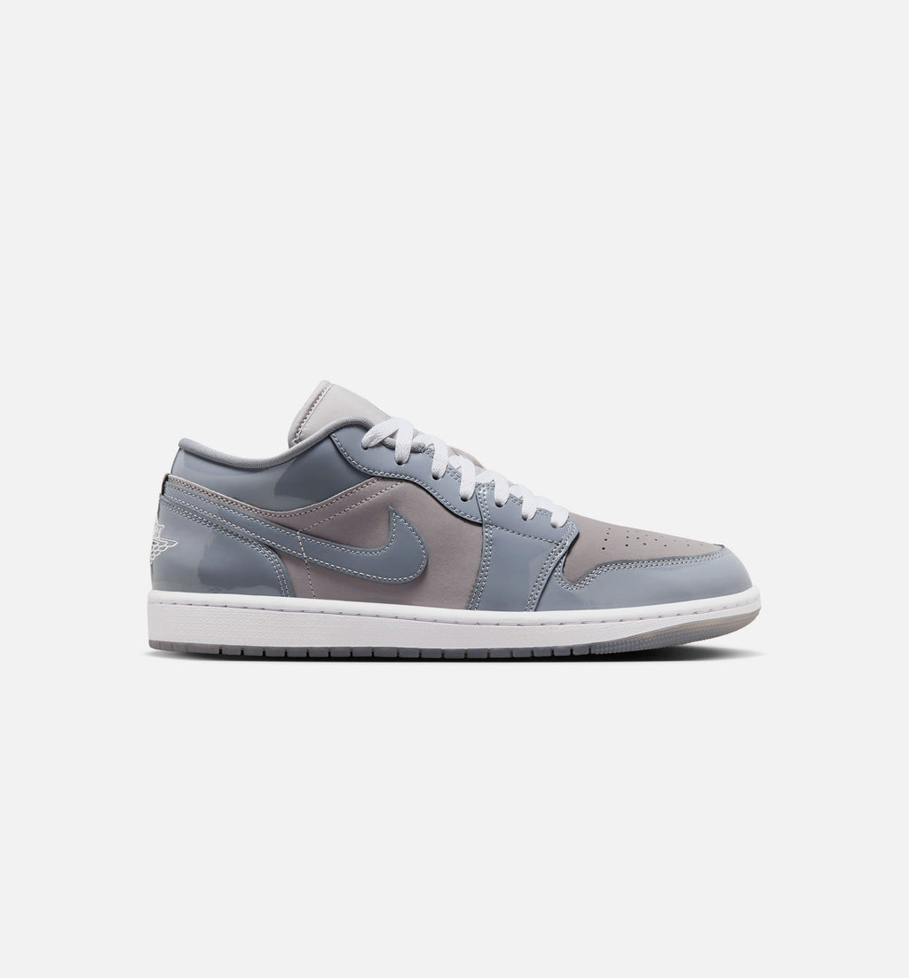 Air Jordan 1 Low Cool Grey Men's Lifestyle Shoes - Grey/White