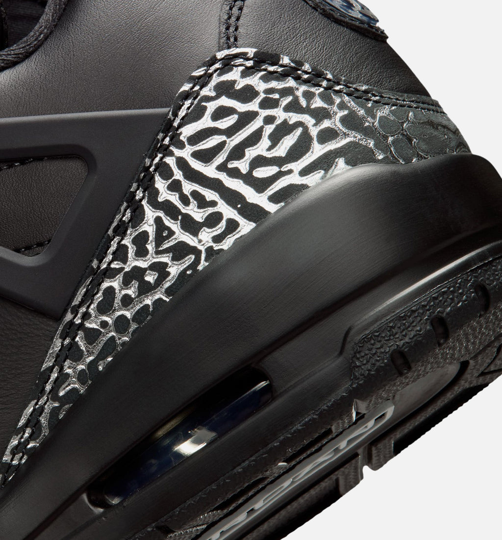 Spizike Low Mens Basketball Shoe - BlackBlackMetallic Silver