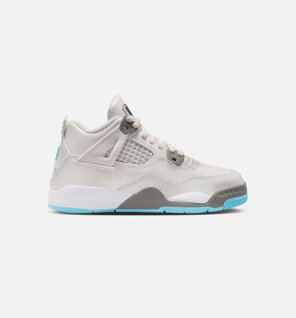 Air Jordan 4 Retro Blue Chill Preschool Shoes