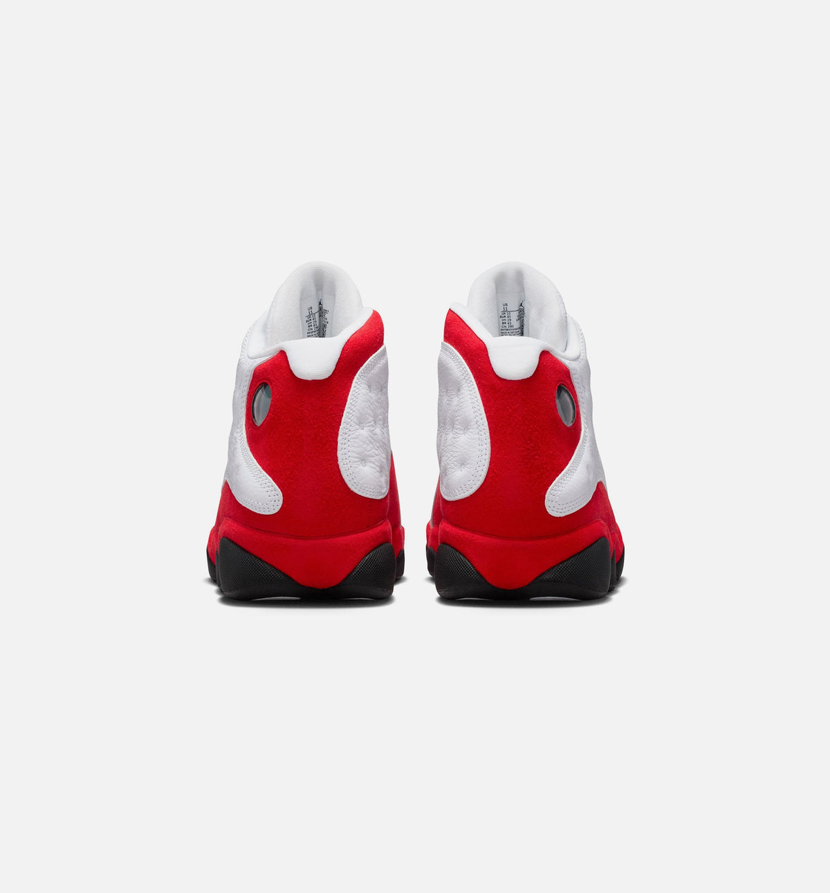 Air Jordan 13 Retro White and University Red Men's Shoes
