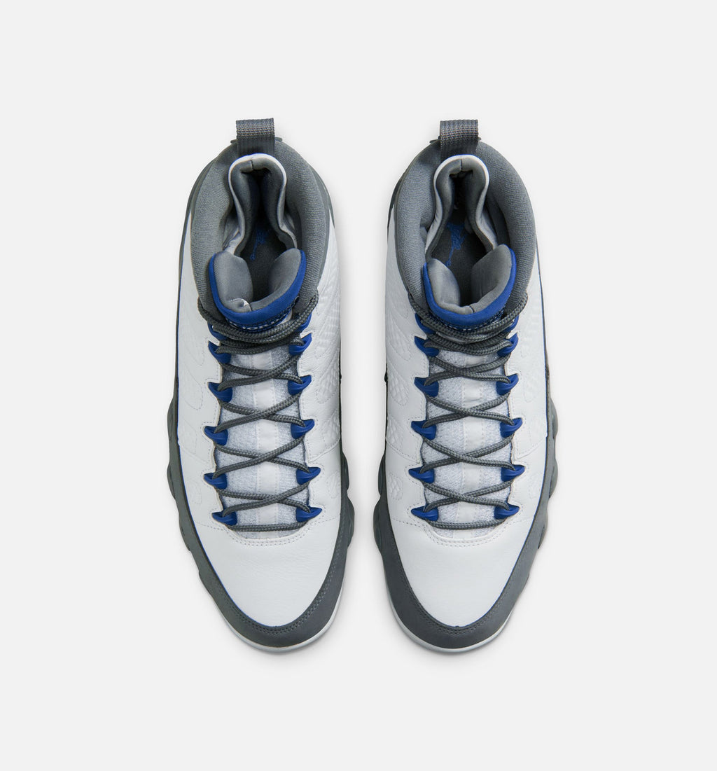 Air Jordan 9 Retro Flint Grey and French Blue Men's Shoes