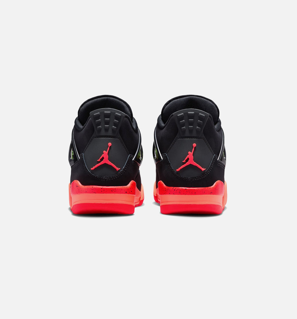 Air Jordan 4 Retro Black Infrared 23 Grade School Shoes