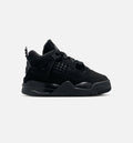 Air Jordan 4 Retro Black Cat Infant & Toddler Shoes