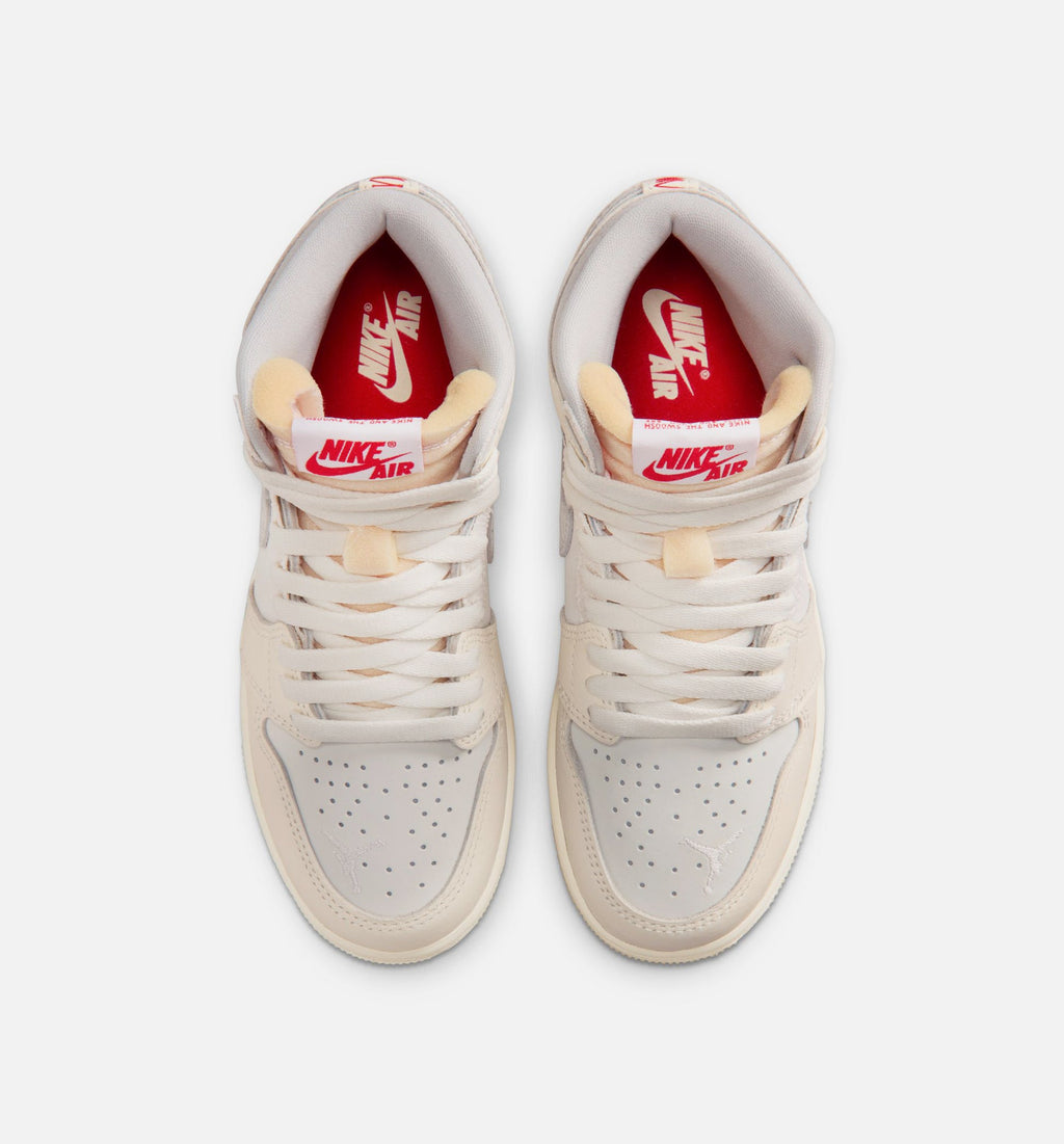 Air Jordan 1 Retro High OG Grade School Shoes - Sail