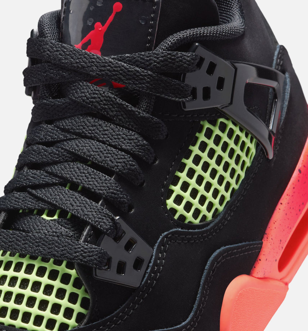Air Jordan 4 Retro Black Infrared 23 Grade School Shoes