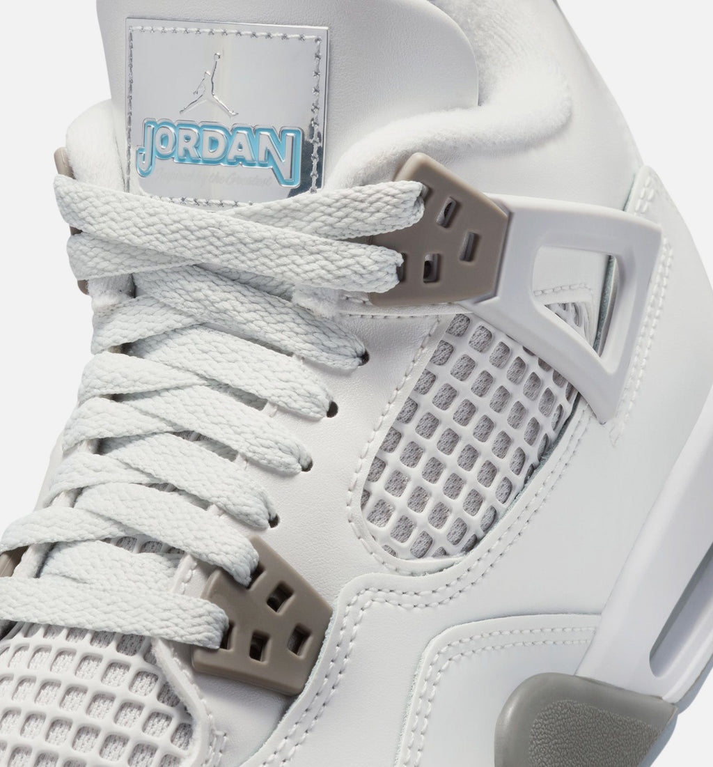 Air Jordan 4 Retro Blue Chill Grade School Shoes