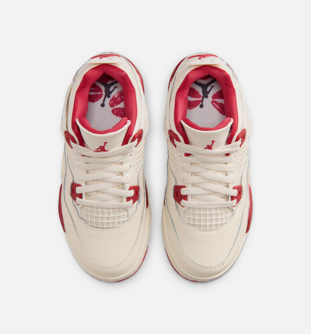 Air Jordan 4 Retro Valentine's Day Preschool Shoes