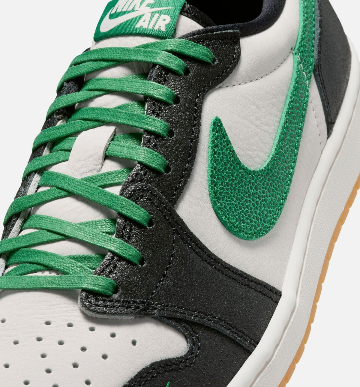 Air Jordan 1 Retro Low OG Phantom Pine Green Men's Shoes