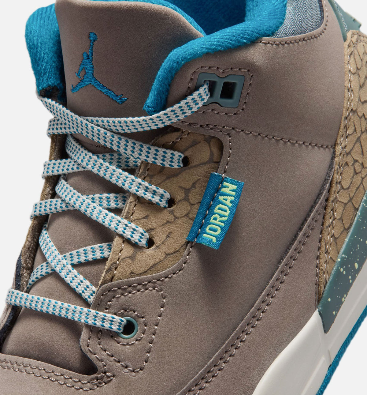Air Jordan 3 Retro Olive Grey Preschool Shoes
