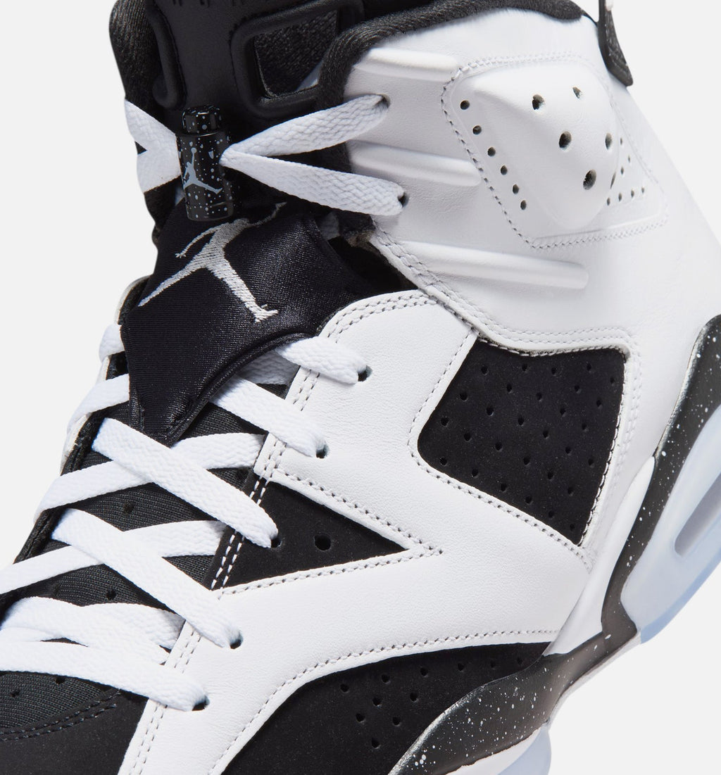 Air Jordan 6 Retro Black and White Men's Shoes