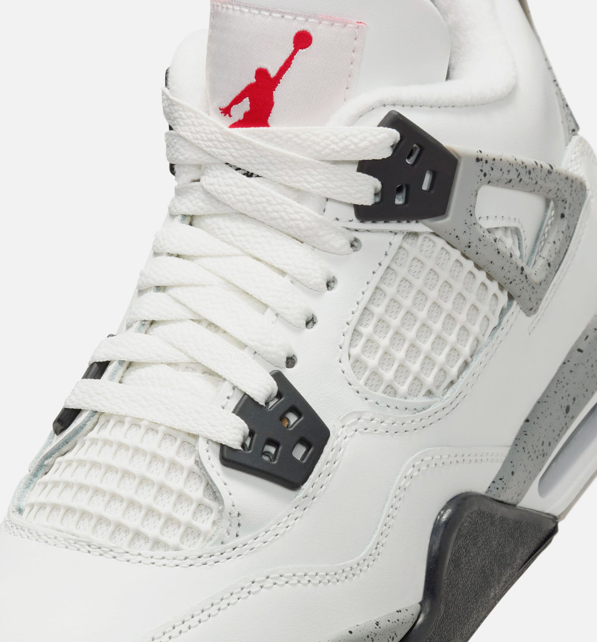 Air Jordan 4 Retro White Cement Grade School Shoes