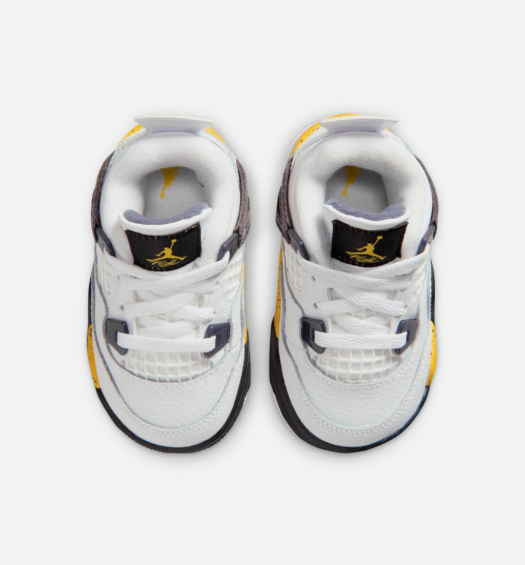 Air Jordan 4 Retro Rare Air Tour Yellow Infant & Toddler Shoes