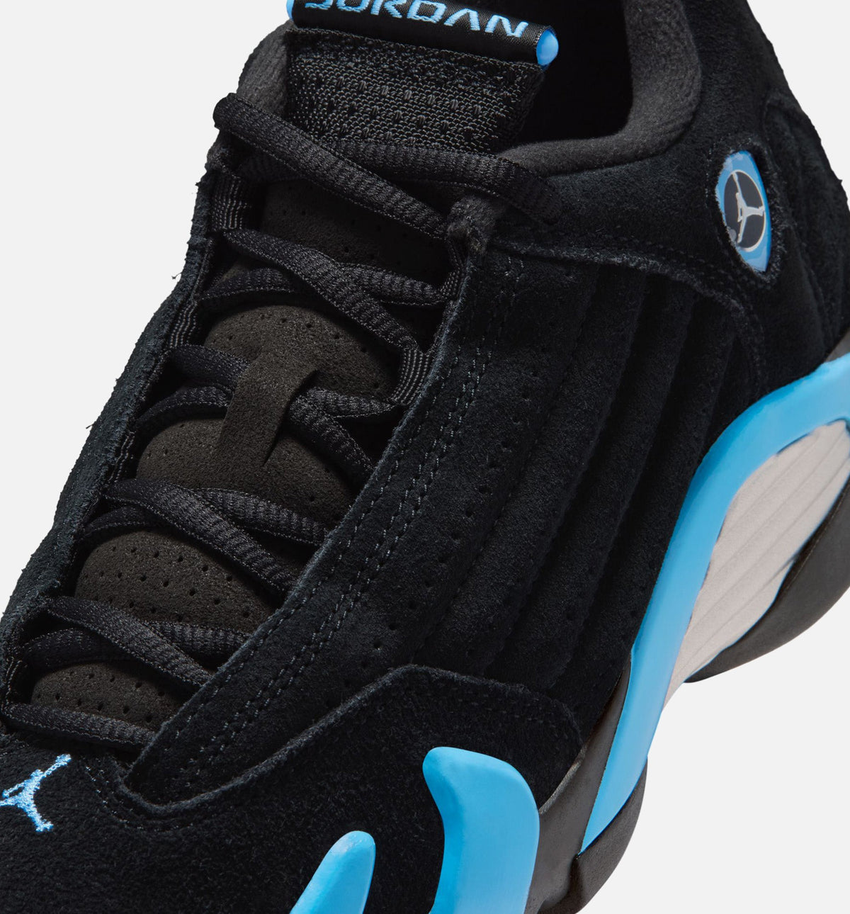 Air Jordan 14 Retro Black University Blue Grade School Shoes