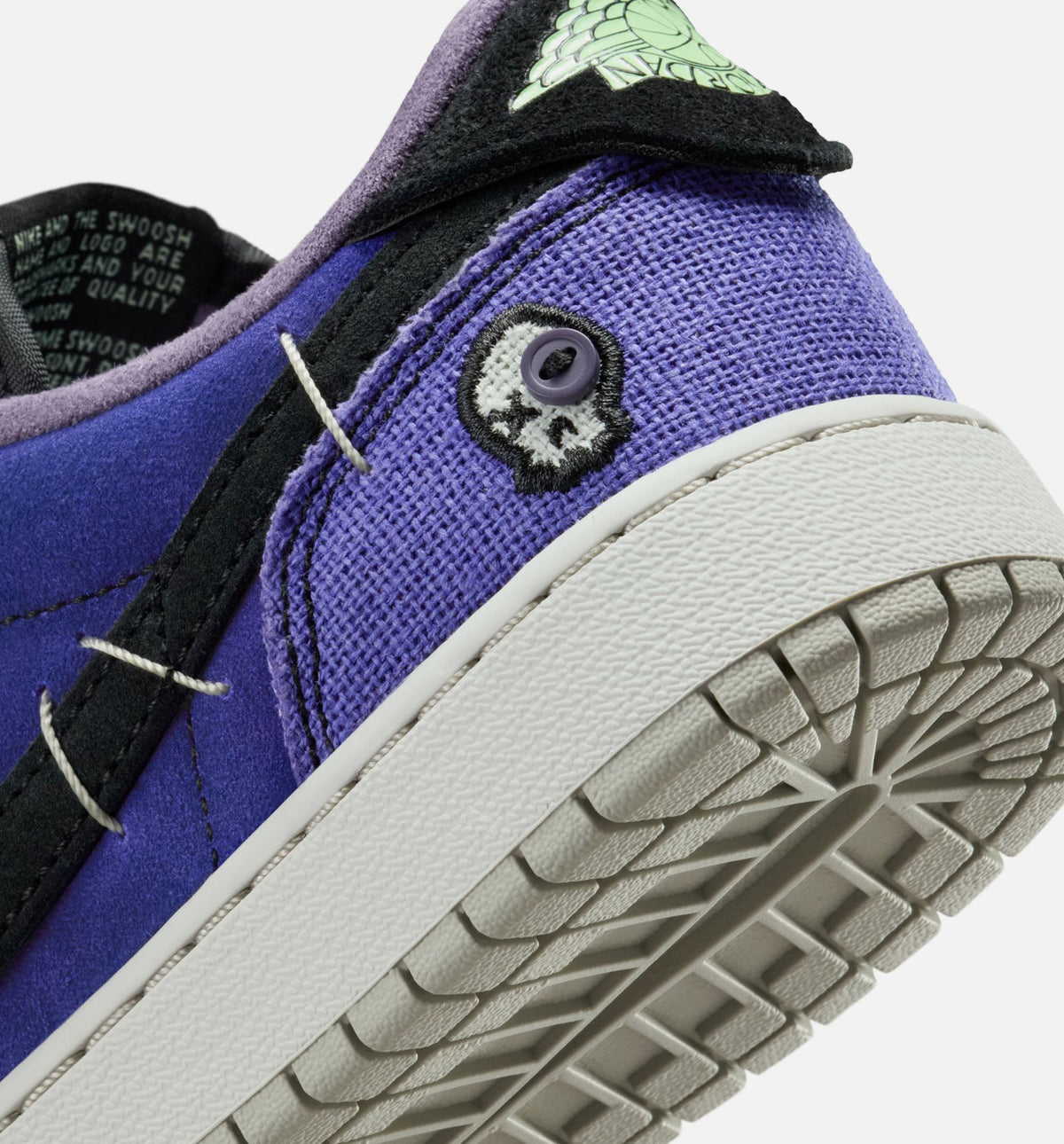 Air Jordan 1 Low OG Grade School Shoes - Regency Purple/Dark Raisin