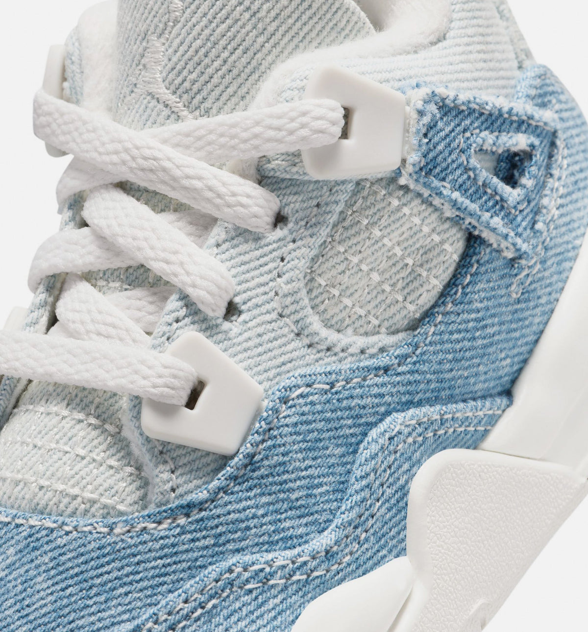 Air Jordan 4 Retro Worn Blue Infant & Toddler Shoes