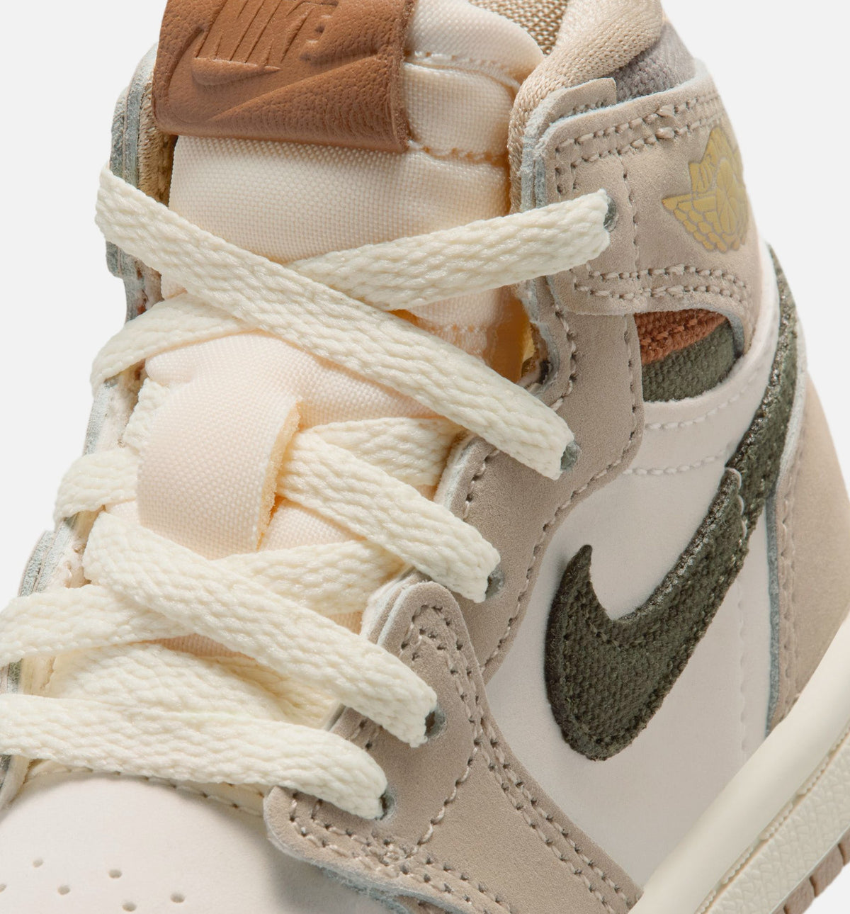 Air Jordan 1 Retro High OG Khaki Infant & Toddler Shoes