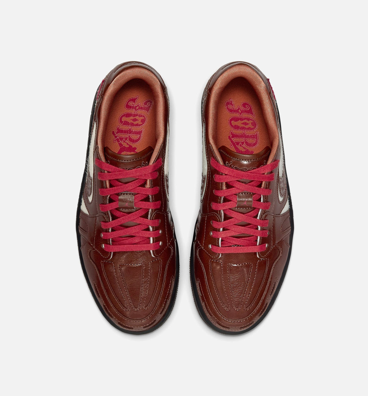 Air Jordan 1 Low Women's Shoes - Lunar New Year, Light Chocolate/Black