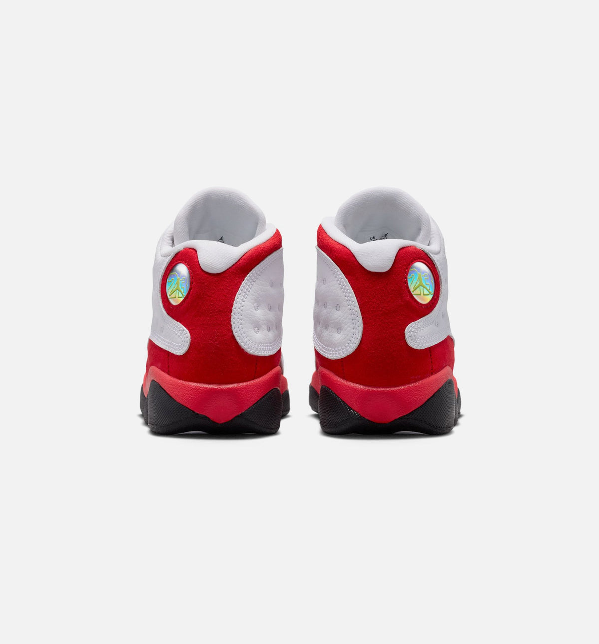 Air Jordan 13 Retro White and University Red Preschool Shoes