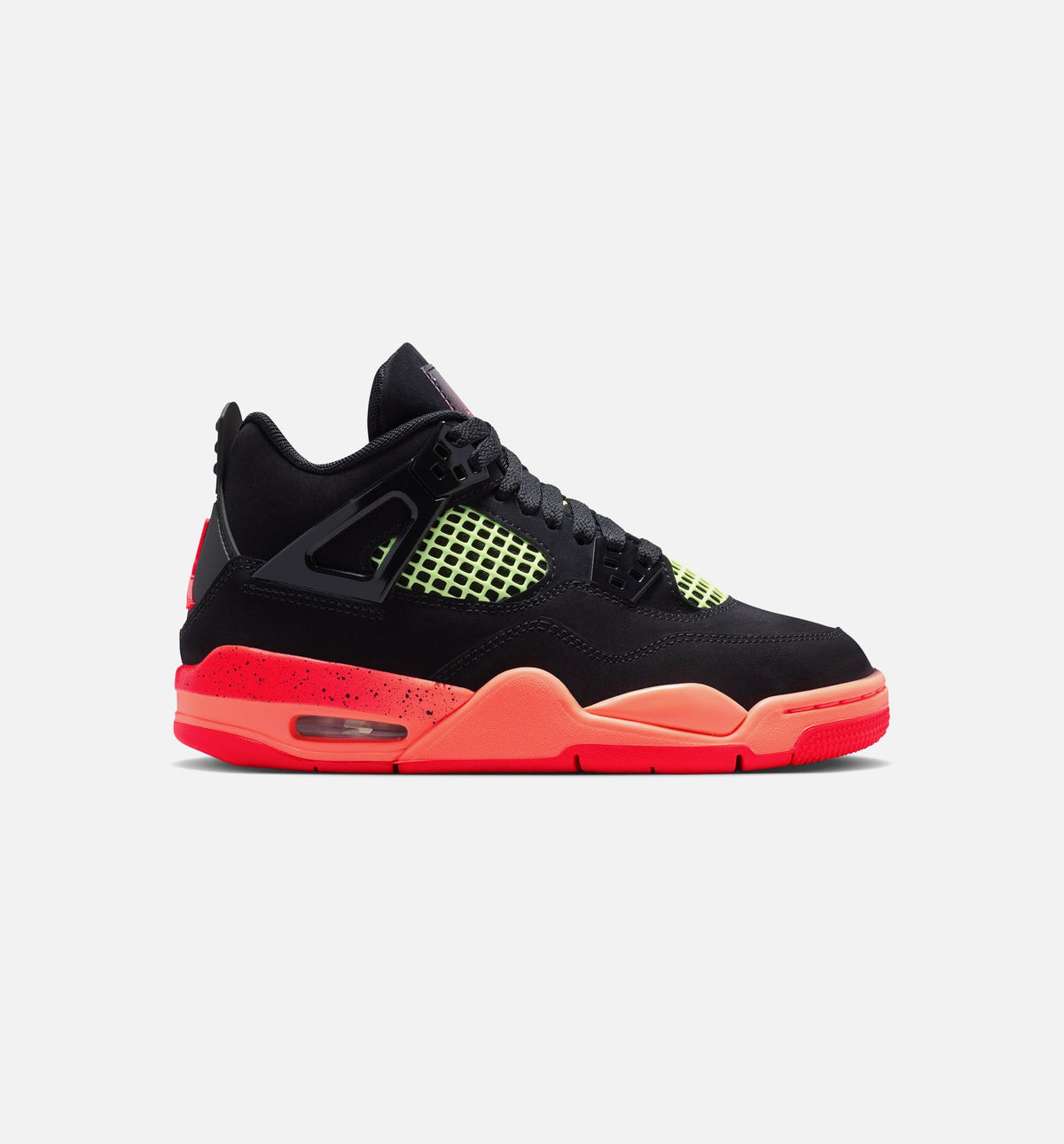 Air Jordan 4 Retro Black Infrared 23 Grade School Shoes